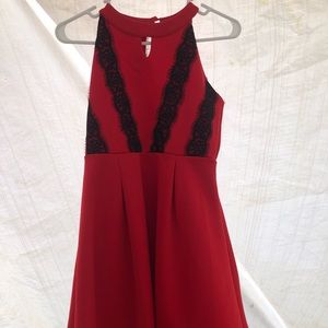 Girls Red Formal Dress